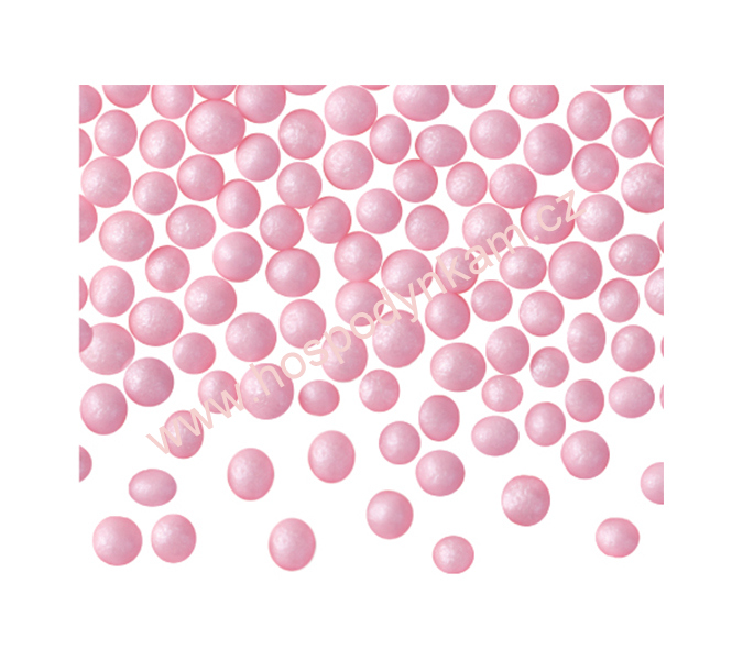 Křupinky- perličky růžové 50g