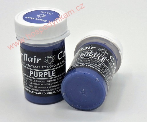Gelová barva Sugarflair Purple 25g