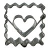 Vykrajovátko vroubkovaný čtvereček + srdíčko mini 1