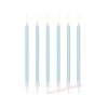 Dortové svíčky dlouhé modré 12ks