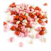 Cukrové zdobení 3D perleťová srdíčka 50g