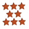 Čokoládová dekorace Červená hvězda 8ks