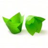 Cukrářský košíček Tulip zelený 24ks