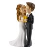 Figurka na dort svatební pár se zlatými pohárky 1