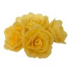 Jedlý papír 3D Čínská růže žlutá 5ks