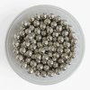 Metalické křupavé perličky Stříbrné 30g