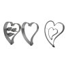 Sada nerez vykrajovátek srdíčka Valentýn I. 3