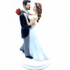 Figurka na dort - nevěsta a ženich tančící valčík