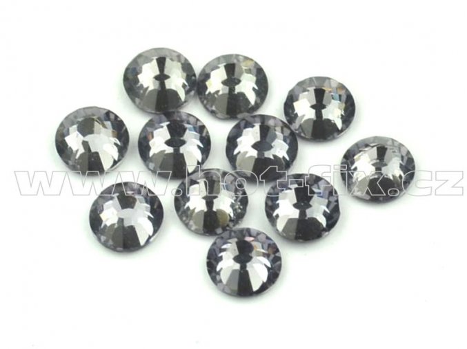 celobroušené hot-fix kameny Premium barva 126 Black diamond /šedá, velikost SS16, balení 144ks, 720ks nebo 1440ks
