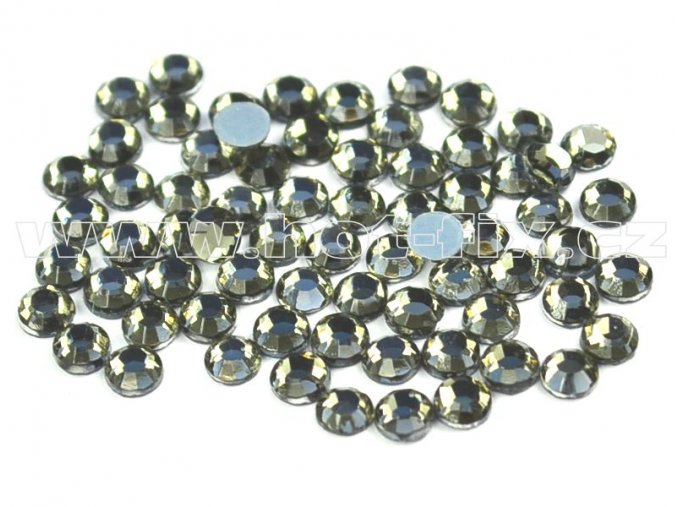 hot-fix kameny barva 126-s Black diamond /šedá, velikost SS 6, balení 144ks, 720ks, 1440ks
