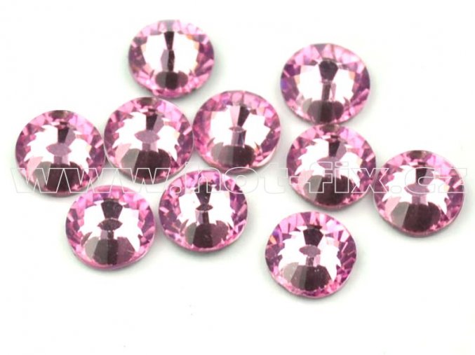 celobroušené hot-fix kameny Premium barva 105 Rose světlý /světle růžová, velikost SS20, balení 144ks, 720ks nebo 1440ks