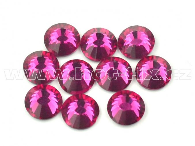 celobroušené hot-fix kameny Premium barva 218 Fuchsia /výrazná růžová, velikost SS20, balení 144ks, 720ks nebo 1440ks