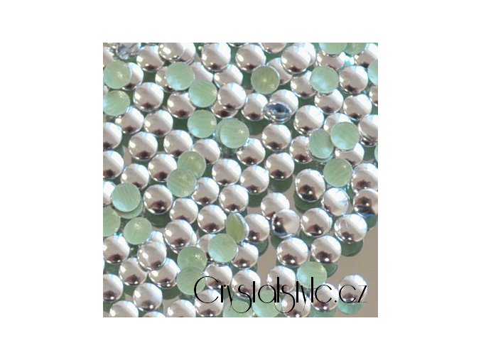 kovové hot-fix kameny barva 03 stříbrná lesk velikost  3mm, balení 100 nebo 500ks