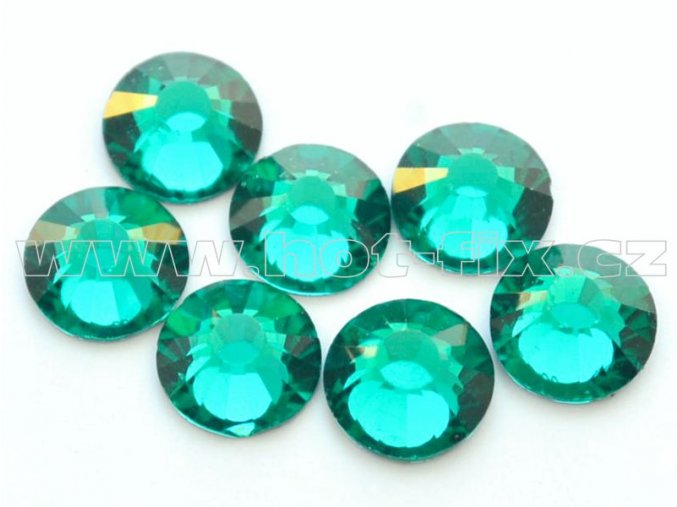 celobroušené hot-fix kameny Premium barva 140 Blue zircone /zelený tyrkys, velikost SS30, balení 144ks, 720ks nebo 1440ks