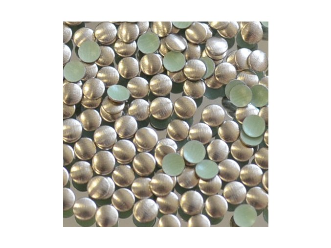 kovové hot-fix kameny barva 08 bronz mat velikost 2mm, balení 100 nebo 500ks