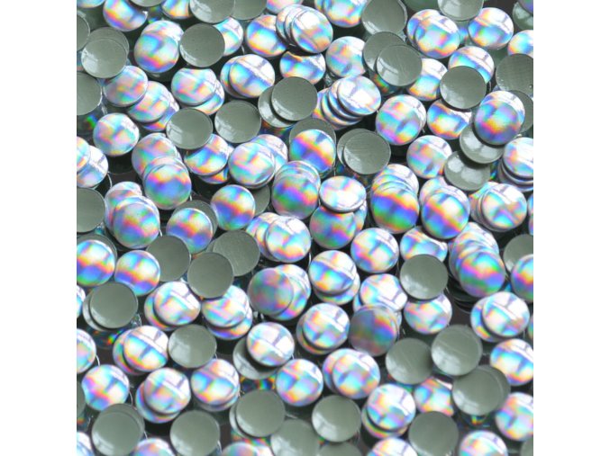 kovové hot-fix kameny barva H39 hologram velikost 3mm, balení 100 nebo 500ks