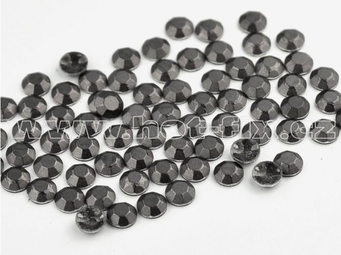 hot-fix kovové kameny OCTAGONY barva šedá mat, velikost 5mm, balení 144, 720 nebo 1440ks