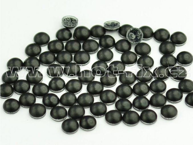 hot-fix perla barva SA344 černá mat, velikost 3mm, balení 100 nebo 500ks