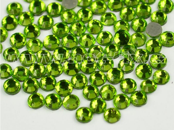 hot-fix kameny barva 113 Peridot /zelená, velikost SS20, balení 144ks, 720ks, 1440ks