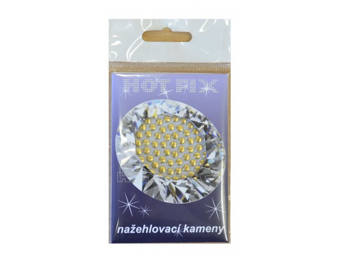 nažehlovací kovové hot fix kameny na textil