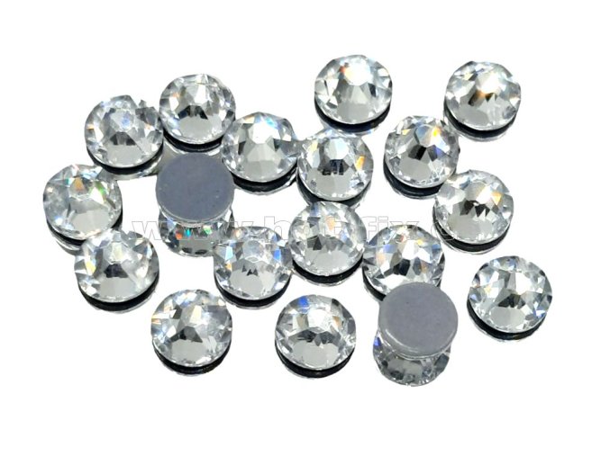 skleněné celobroušené hot fix kameny CBEP 1101N Crystal vel. SS34