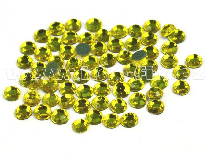 hot-fix kameny barva 112 Citrine /žlutá, velikost SS10, balení 144ks, 720ks, 1440ks
