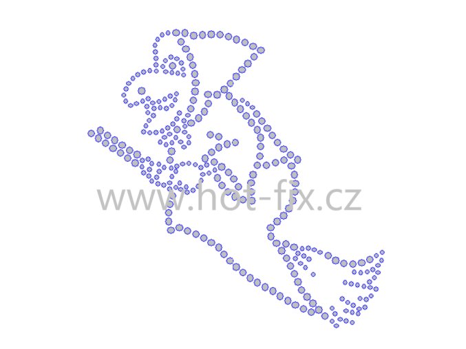 SP016 čarodějnice Halloween nažehlovací hot fix kamínkový potisk na tričko, textil hot fix kamínky