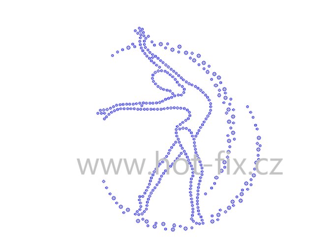 CG005 gymnastics gymnastika nažehlovací hot fix kamínková aplikace na tričko, textil hot fix kameny