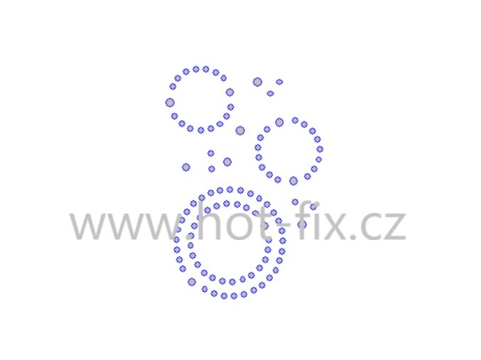 A115 verze P abstrakt nažehlovací hot fix kamínková aplikace na textil hot fix kameny