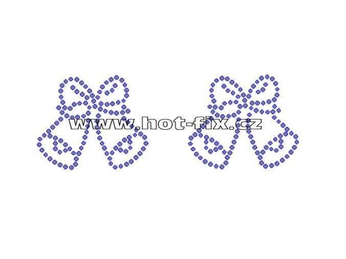 SV016-sada 2ks - vánoční zvonky nažehlovací hot-fix kamínkový potisk na textil, rozměry cca 11,5x4,2cm