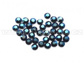 celobroušené hot-fix kameny Premium barva 130 Blue hematite /tmavě modrá s kovovým leskem, velikost SS 6, balení 144ks, 720ks nebo 1440ks