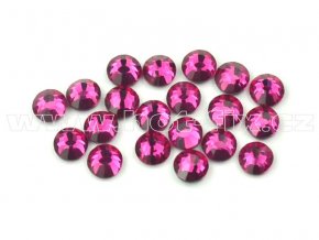 celobroušené hot-fix kameny Premium barva 218 Fuchsia /výrazná růžová, velikost SS10, balení 144ks, 720ks nebo 1440ks