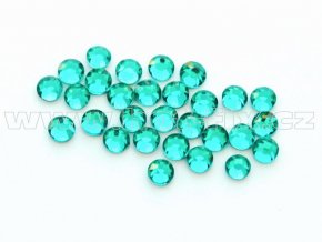 celobroušené hot-fix kameny Premium barva 140 Blue zircon /zelený tyrkys, velikost SS 6, balení 144ks, 720ks nebo 1440ks
