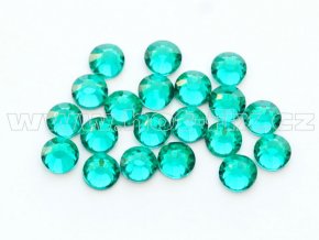 celobroušené hot-fix kameny Premium barva 140 Blue zircon /zelený tyrkys, velikost SS10, balení 144ks, 720ks nebo 1440ks