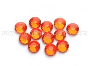 celobroušené hot-fix kameny Premium barva 104 Orange /oranžová, velikost SS16, balení 144ks, 720ks nebo 1440ks