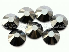 celobroušené hot-fix kameny Premium barva 125 Jet hematite /černá s kovovým leskem, velikost SS30, balení 144ks, 720ks nebo 1440ks