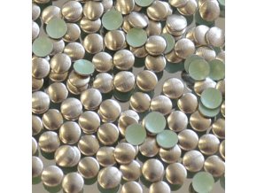 kovové hot-fix kameny barva 08 bronz mat velikost 2mm, balení 100 nebo 500ks
