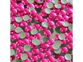 kovové hot-fix kameny barva 11 fuchsia velikost 4mm, balení 100 nebo 500ks