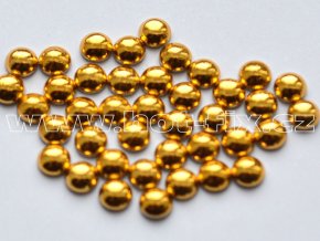 hot-fix perla barva SA303 gold, velikost 2mm, balení 100 nebo 500ks
