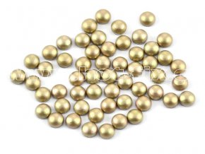 hot-fix perla barva SA342 béžová mat, velikost 2mm, balení 100 nebo 500ks