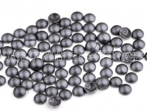 hot-fix perla barva SA909 šedá mat, velikost 2mm, balení 100 nebo 500ks