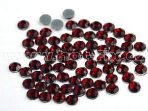 hot-fix kameny barva 102 Siam tmavý /tmavě červená, velikost SS10, balení 144ks, 720ks, 1440ks