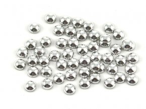 hot-fix perla barva SA301 stříbrná, velikost 6mm, balení 100 nebo 500ks