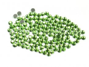 114 N Emerald světlý nový světle zelená nažehlovací hot fix kamínky na textil