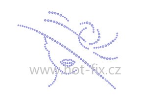 ST006 tvář hlava obličej nažehlovací hot fix kamínkový potisk na tričko, textil hot fix kamínky
