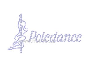 CP001 Poledance nažehlovací hot fix kamínkový potisk na tričko, textil hot fix kamínky