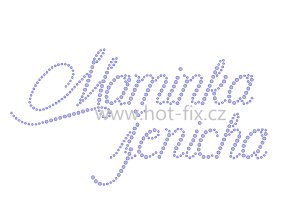 SVAT147 maminka žemicha nažehlovací hot fix kamínková aplikace na tričko, textil na párty pro nevěstu, rozlučku se svobodou hot fix kameny