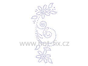 A113 verze L abstrakt nažehlovací hot fix kamínková aplikace na textil hot fix kameny