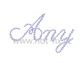 Any jméno nažehlovací hot fix kamínková aplikace na textil hot fix kameny