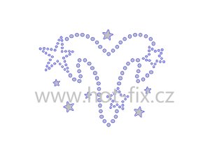 SZ004 01 beran znamení zvěrokruhu nažehlovací hot fix kamínkový potik na tričko, textil hot fix kameny